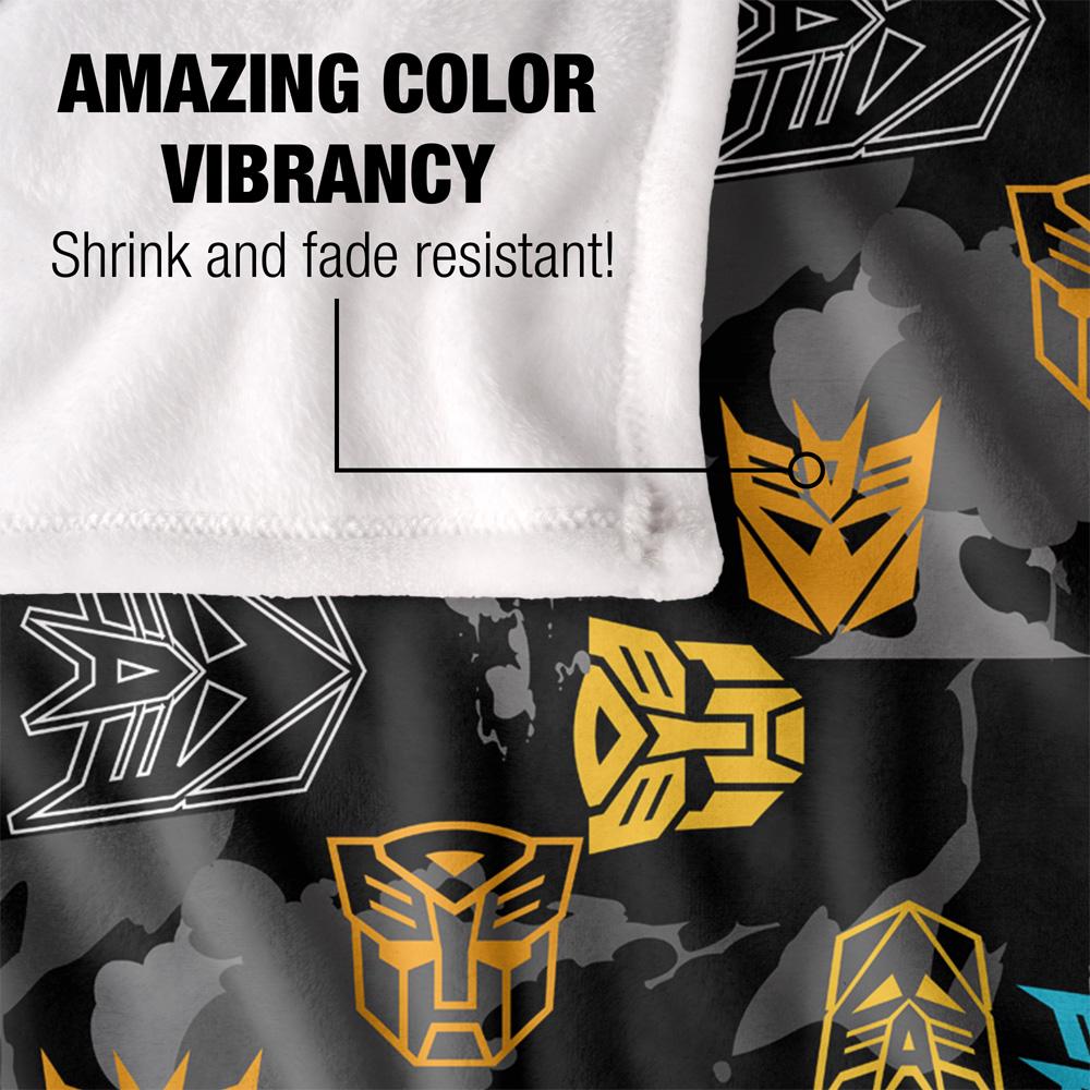 Transformers Repeat Logo Blanket