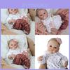 Silicone Reborn Baby Doll 46cm With Realistic Features For Collectors And Giftgiving