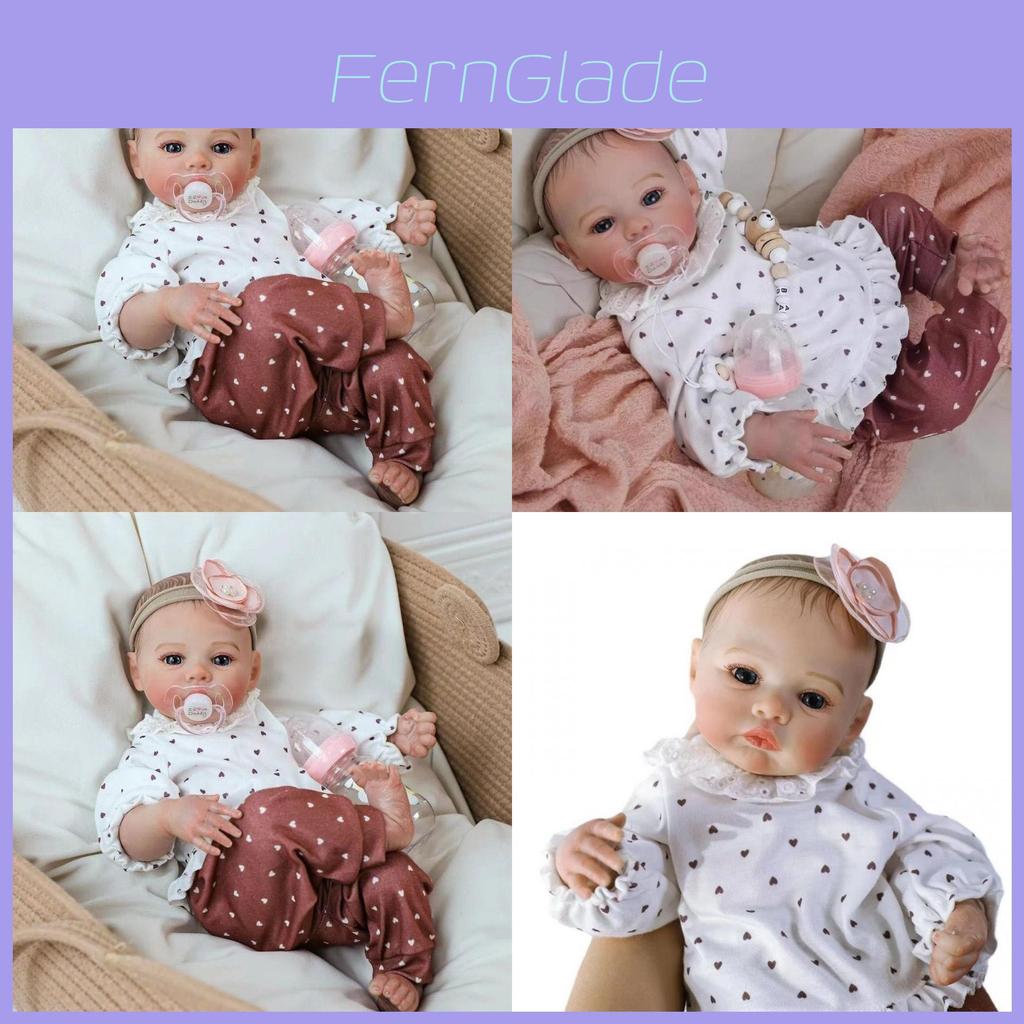Silicone Reborn Baby Doll 46cm With Realistic Features For Collectors And Giftgiving