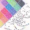BetterJonny 2mm Glass Seed Beads, 24 Colors, Small Craft Round Seed Beads, Accessory Kit DIY Supplies for Crafts and Jewelry Making (Light Colors)