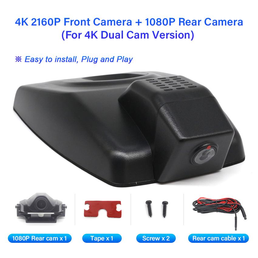 New!Car DVR WIFI Plug And Play Dash Cam HD 1080P Camera Video Recorder For Toyota Rav4 2018 2019 To 2021/Venza Harrier 2021 2025