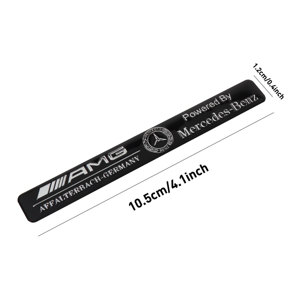 

Aluminum Auto Body Trunk Badge Stickers For Mercedes Benz AMG A B Class W212 W213 W205 CLA GLB GLE GLK GLS Car Refit Accessories
