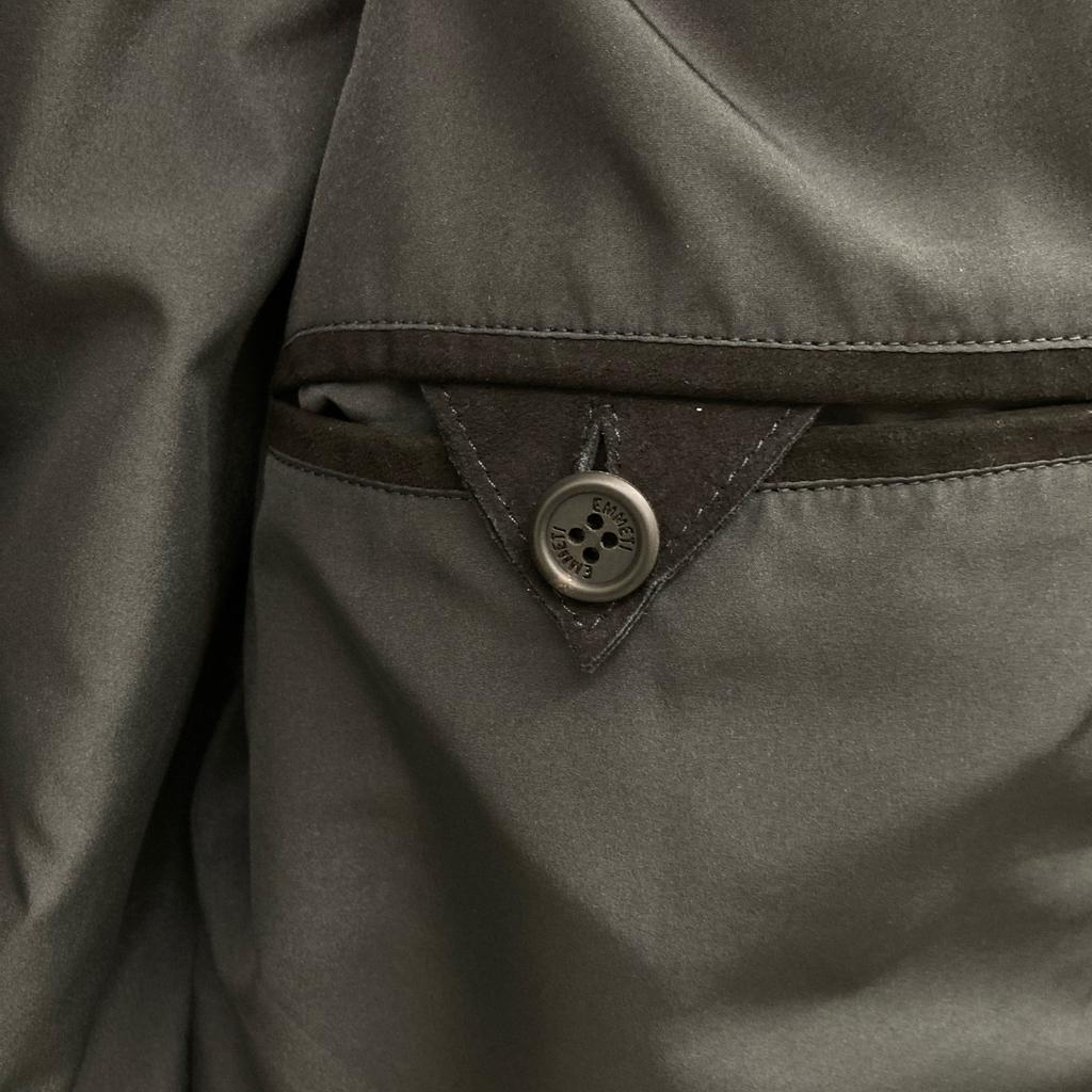 EMMETI Goat Suede JACK CAMO Denim Jacket Jacket 50 blackUsed