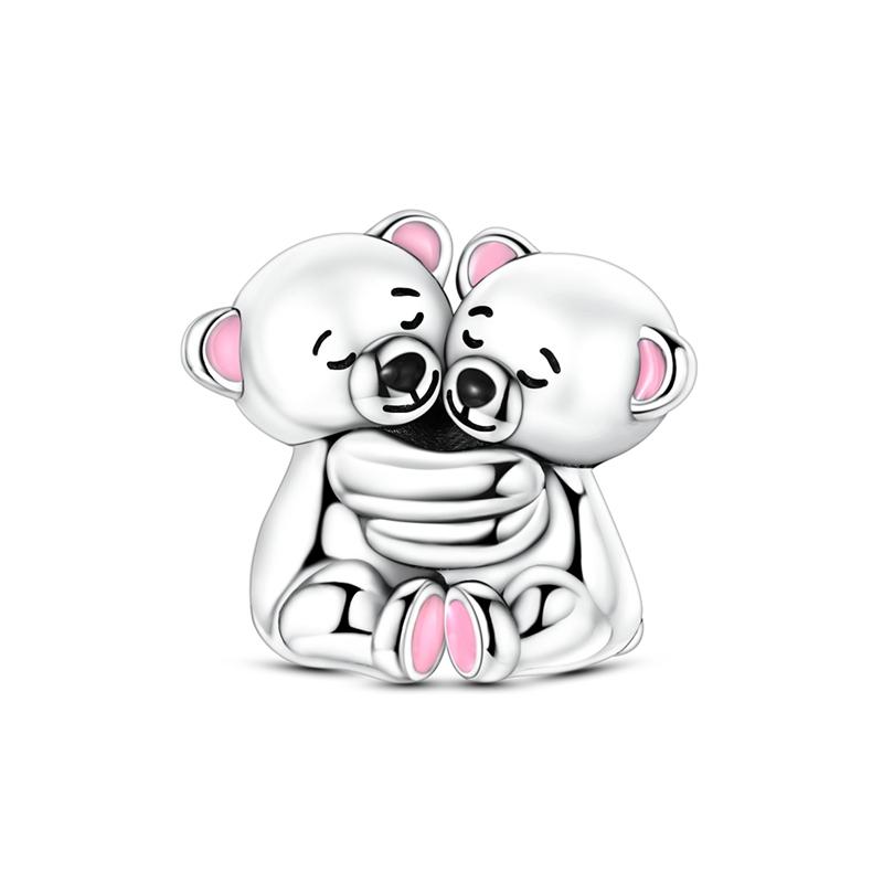 Charms Copper Original Elegant Ballerina Bear Cube Turtle Charm Beads Pendant Fit Bracelet Diy Woman Jewelry Making