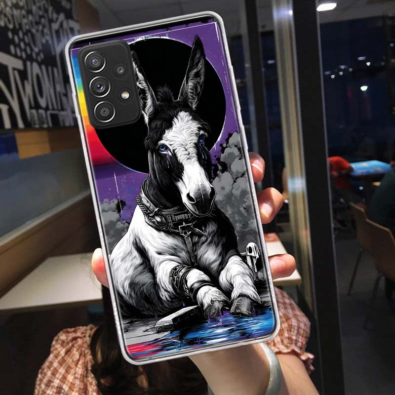 

The Donkey Neighed Phone Case for Samsung A54 A57 A37 A17 A14 A15 A12 A24 A34 A55 A35 A25 A52S A07 A05S A04S A22 A32 A72 Galaxy Samsung Note 20Ultra