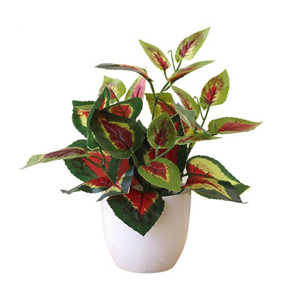 1Pcs Fresh Fresh Artificial Foliage Desktop Plant Potted Mall