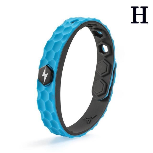 Fashion Silicone Anion Bracelet Men Women Anti-static Ion Sport Wristband Energy Negative Couple Bangle Balance Bracelet