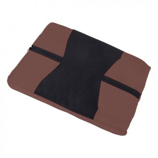 Car Brown Center Console Lid Armrest Cover Panel Arm Rest Cushion