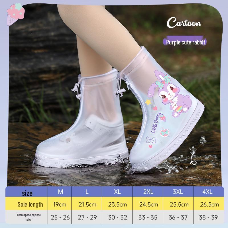 

Водонепроницаемые нескользящие бахилы Mei Kids для мальчиков и девочек - Прочные, утолщенные бахилы. XL (Shoe Size 30-32)