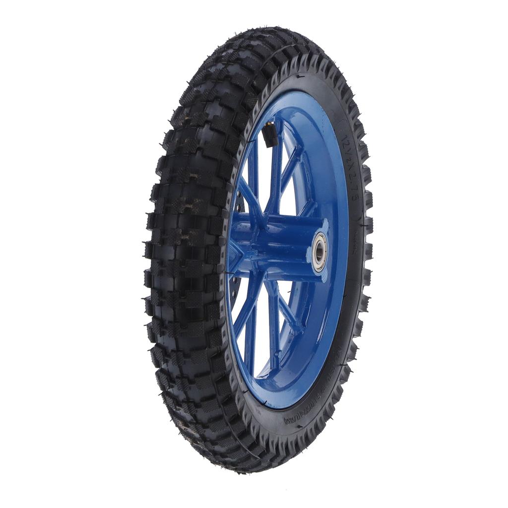 Rubber Front Wheel Tire 12.5x2.75in Disc Brake Sprocket Bolts for 47cc 49cc 2 Stroke Mini Dirt Bike