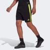 Adidas Tiro Essentials Three Stripe Color Block Logo Elastic Waist Football Shorts Men Shorts Black Green HS0991