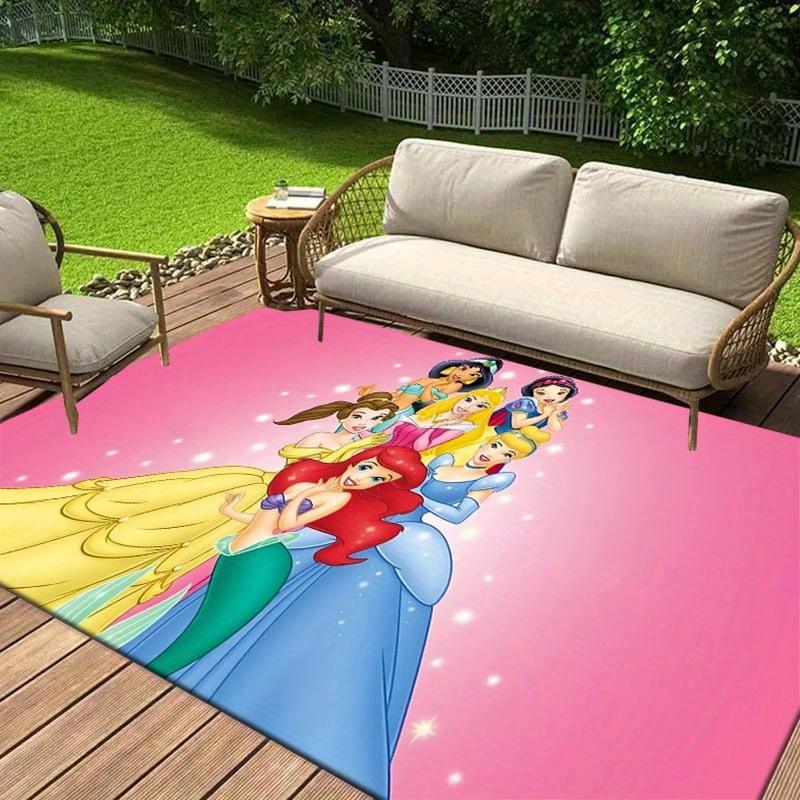 

1pc Beautiful Princess Pattern Area Rug Soft Flannel Floor Mat for Living Room, Bedroom, Kitchen, Sofa Coffee Table Floor Mat, Machine Washable 60cm by 90cm