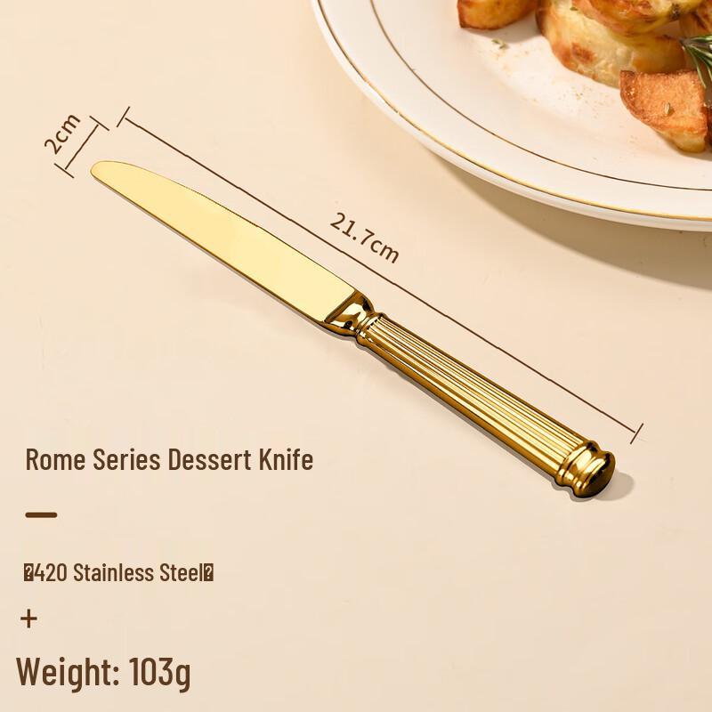 Premium Forged Stainless Steel Dessert Cutlery