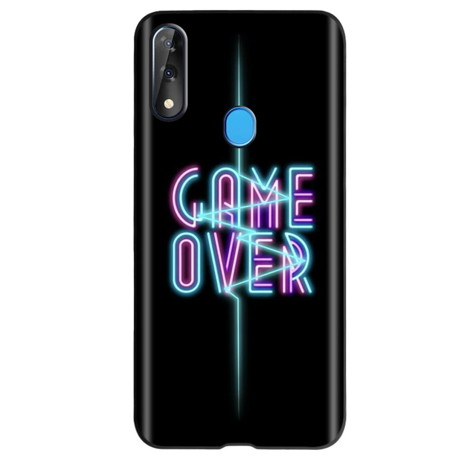 Etui do ZTE Blade V10 Modny Wzór Kwiatowy Serce Etui na Telefon do ZTE Blade V10 Vita V 10 Czarne Silikonowe Miękkie TPU Zderzak