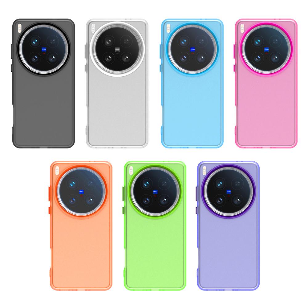 Frosted Case For Vivo X200 Ultra Cover Vivo X200 Ultra Fundas Coque Matte Translucent PC Soft TPU Phone Bumper Vivo X200 Ultra