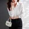 Women's Non-Iron Satin Long-Sleeve Professional Shirt