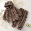 Baby Cute Wool Knit Toddler Pajama Loungewear Set