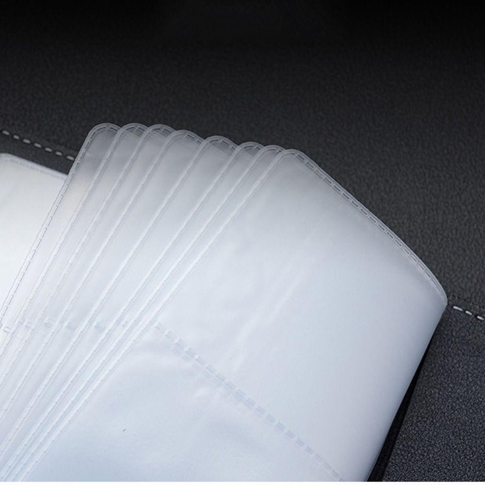 Savings Challenge Book Solid Color Card Bag Money Saving Binder Book Card Holder  Outdoor