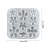 Five Petals Flower Silicone Mold Cherry Flower Epoxy Casting Mold Fragrant Gypsum Resin Mold for Car Pendant Ornament