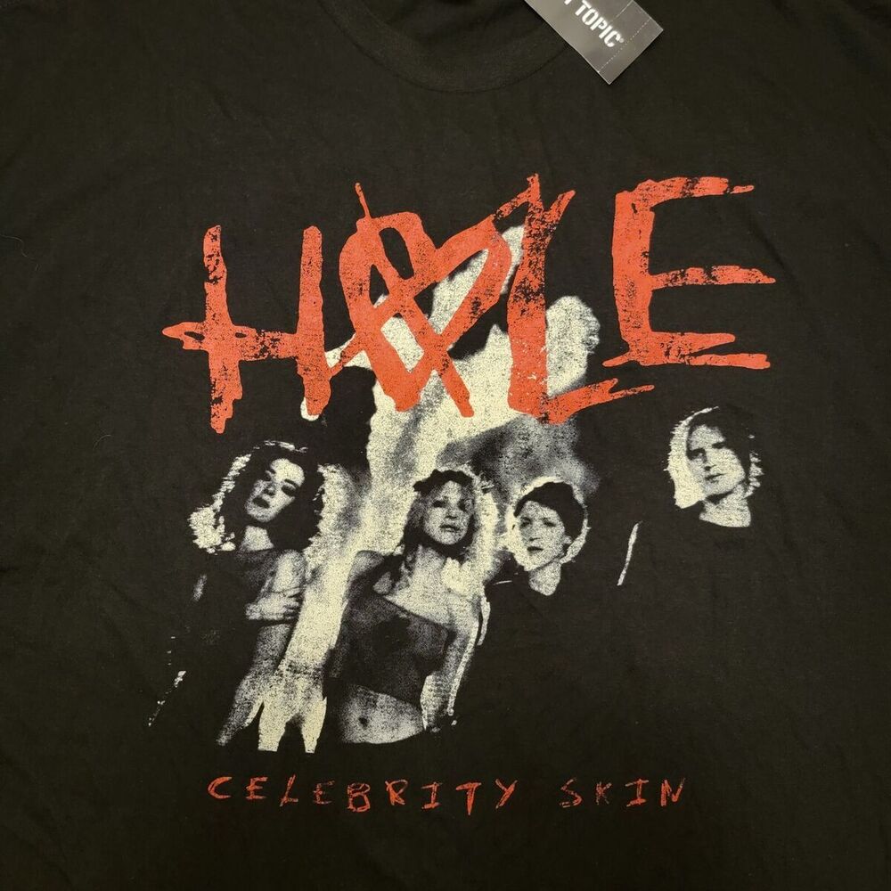 Hole Celebrity Skin Albums Concert Tour black T shirt Reprint tee Unisex T-Shirt M