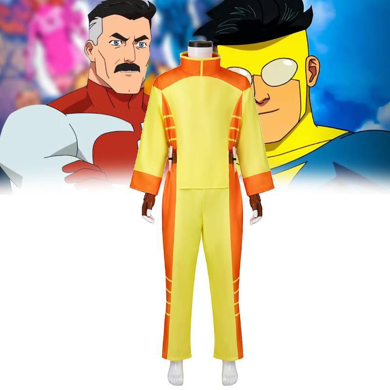 Invincible Cosplay Outfit For Children Polyester Fashion Comic Book Dress Halloween Attire
