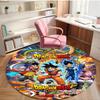 Dragon Ball Print Round Rug, Washable Floor Carpet, For Entryway Dorm Laundry Room Office Study, Home Decor Birthday Christmas Gift