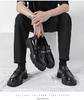 2024 Men's Large Size Heightening Leather Loafers - Youth Big Toe, Thick Sole