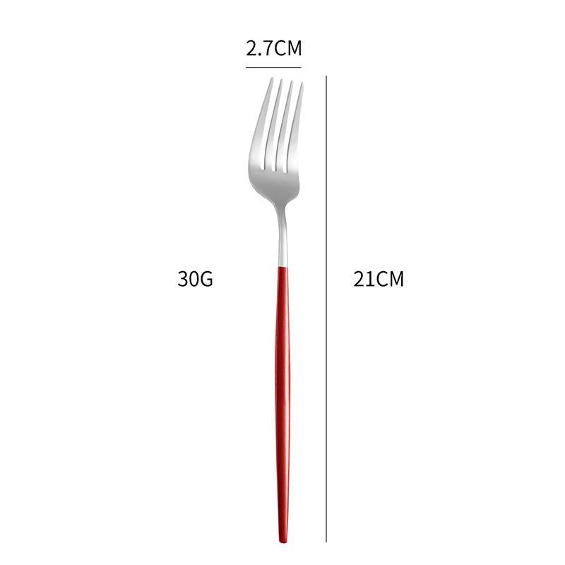 European High-Value Stainless Steel Tableware Set: Portuguese Knife, Fork, and Spoon for Hotels and Western Dining
