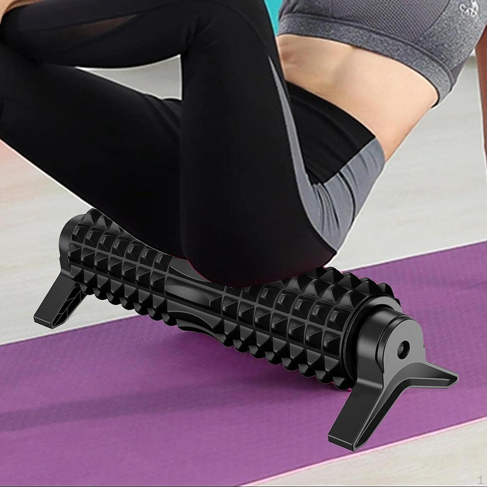 

Пеноролик с подставкой Массаж глубоких тканей для массажа мышц, Домашний спортзал чёрный