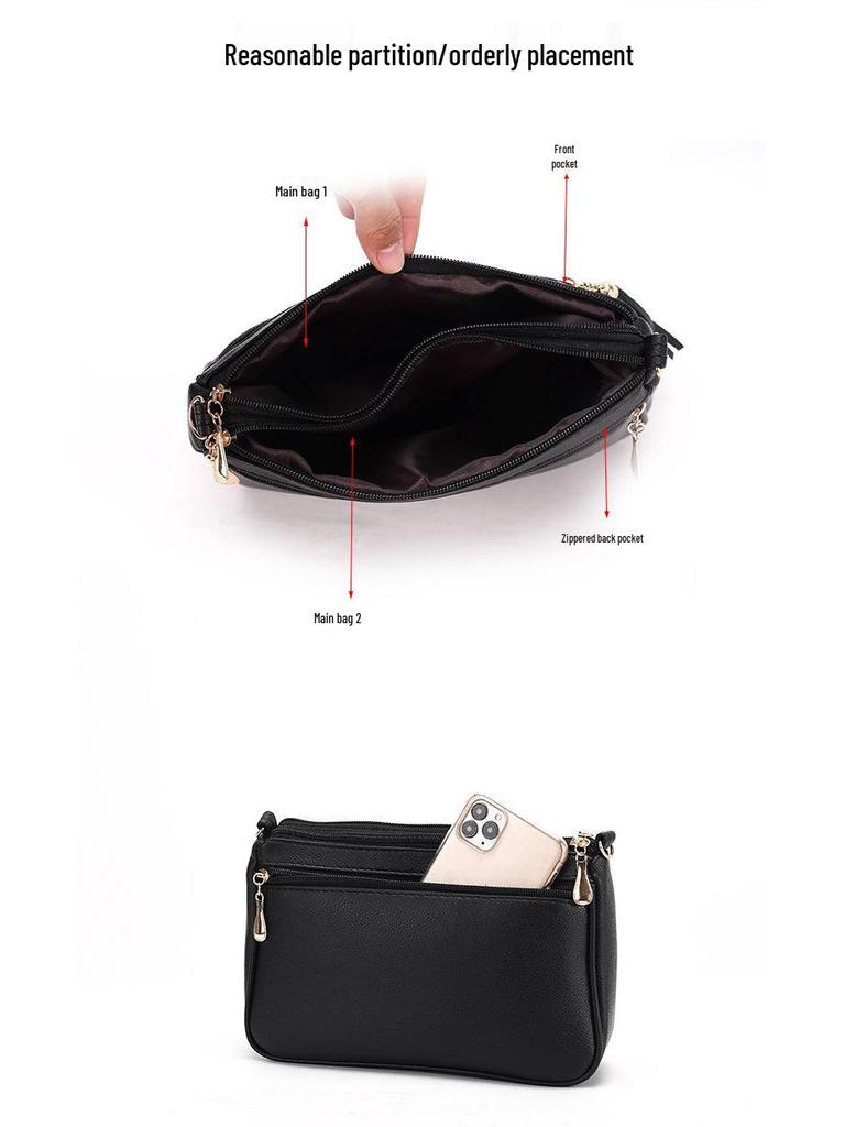 Women's Large Capacity Fashion Crossbody Shoulder Bag - Versatile and Popular for Summer