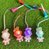 Golf Tees Flashing Light Cartoon Golf Rubber Tees Novelty Rabbits Shape Tees for Enhances Durability