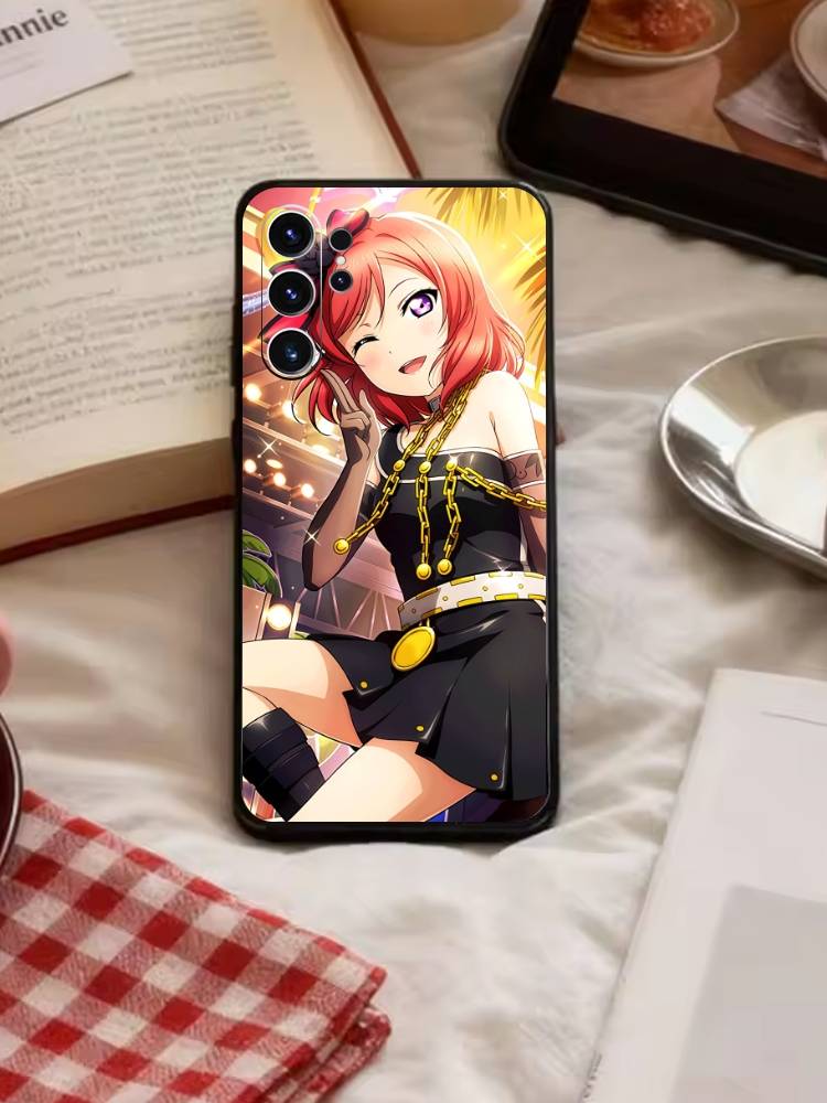 Love Live-Nishikino Maki Handyhülle Für Samsung S26,S25,S24,S23,S22,S21,S20,Plus,Fe,Lite,Andere Schwarze Hülle