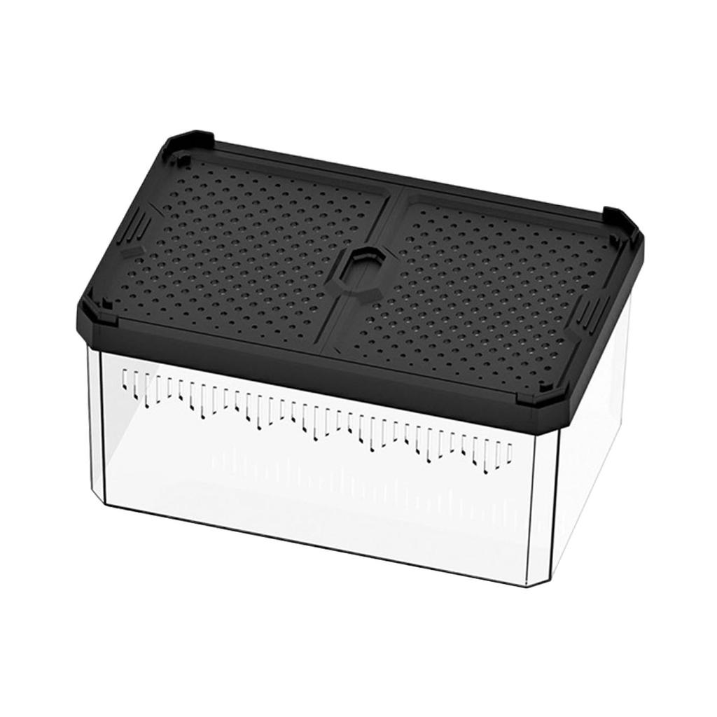 Reptile Enclosure Terrarium Transparent Reptile Breeding Box Animal Habitat Cage for Turtle Scorpion Pet Hatching Container