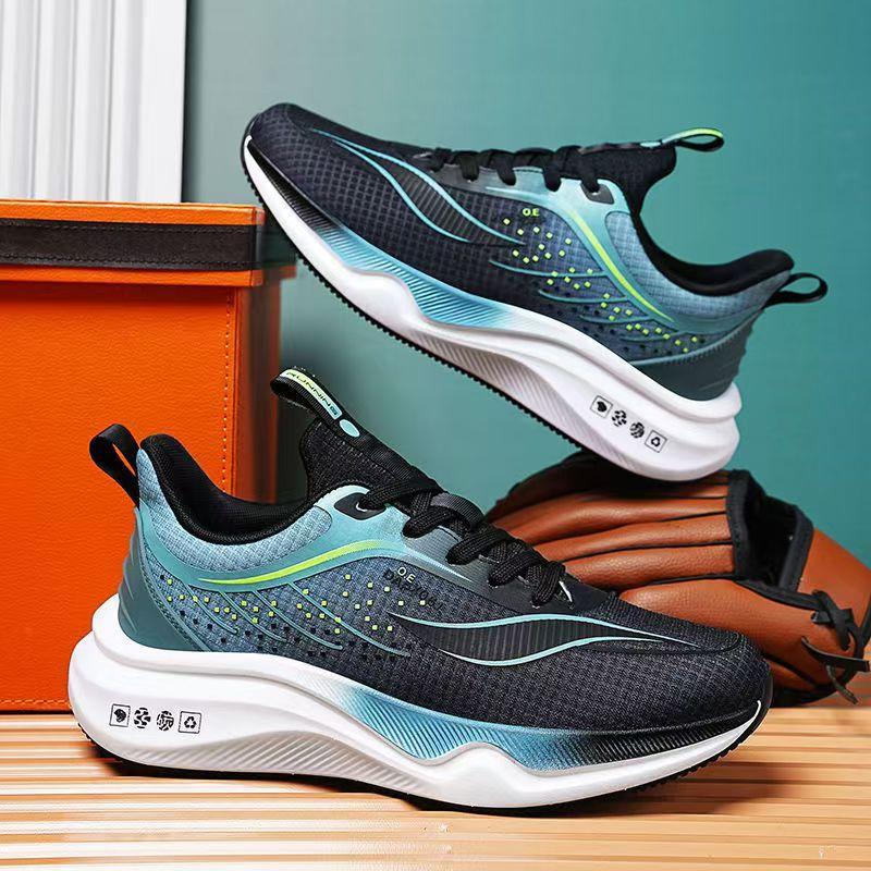 

Ultra-light running leather surface waterproof and non-slip soft sole lightweight autumn adolescent student casual sports shoes 44