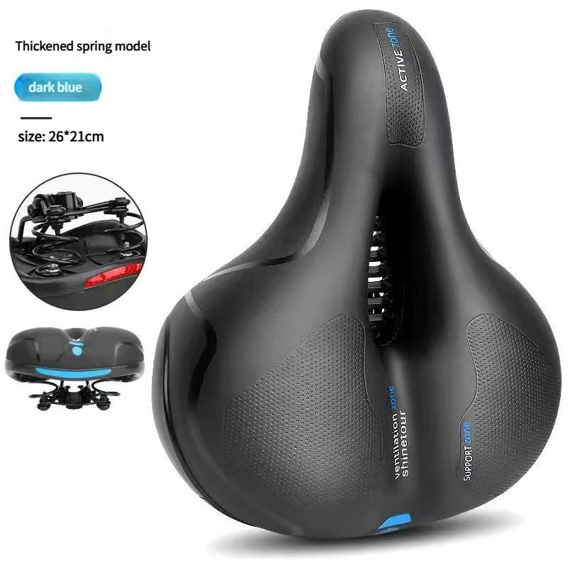 Men Women Mountain Bicycle Accessories Wide Comfort Soft Shock Absorbing Bike Seat Saddle