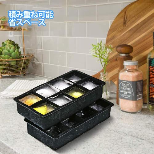 Silicone Ice Tray for Large Ice, Long-Lasting Ice, 5cm, Square Ice, Round Ice, Clear Ice Maker, Container with Lid, Rock Ice, Small Ice Maker, Soft Ic