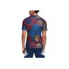 Adidas Full-Print Logo Graphic Short-Sleeve Soccer Jersey Men Tops Navy-Blue HF1421