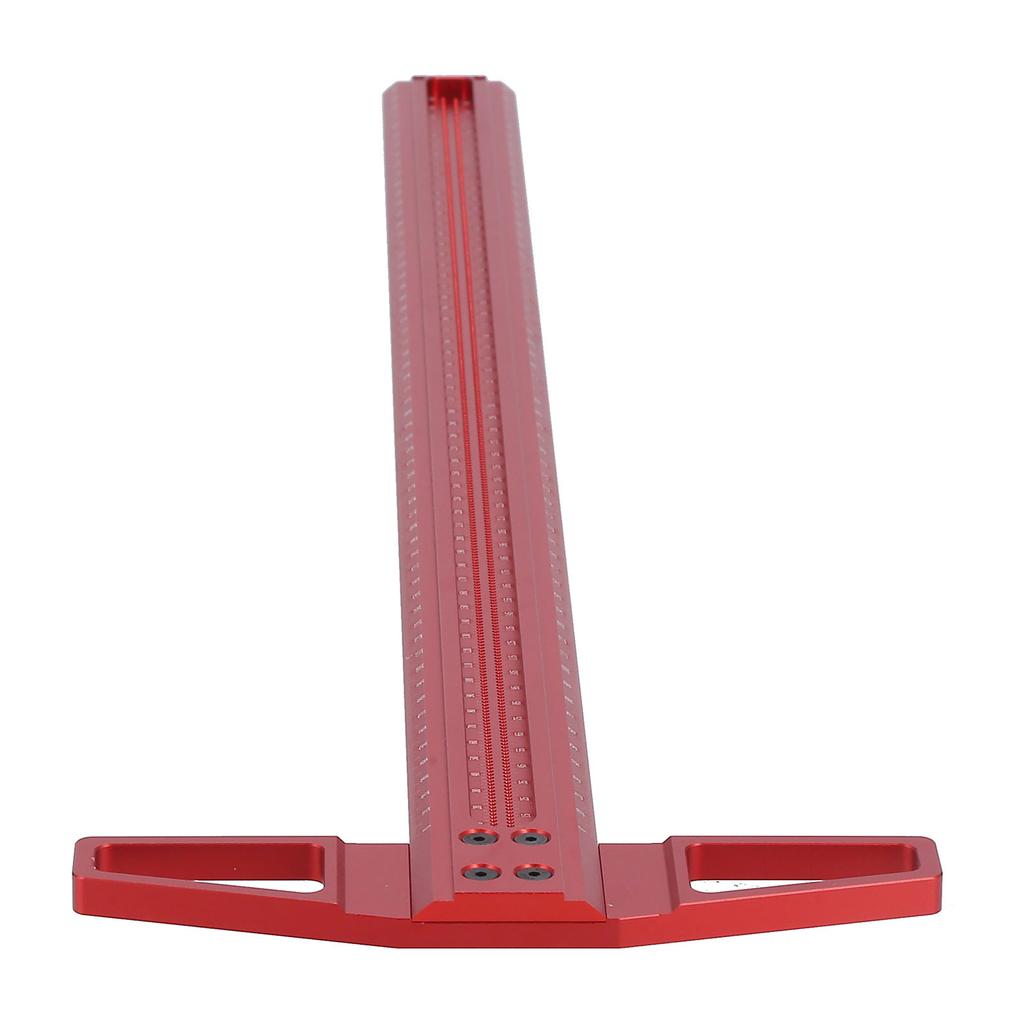 T Type Woodworking Ruler Hole Positioning Scribing Gauge Aluminum Alloy Measuring Tool for Carpenter(600mm(T600) )