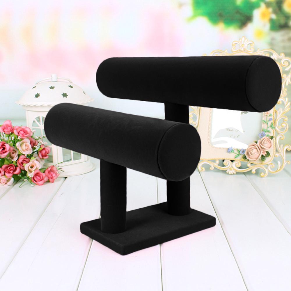 Buy Black Velvet TBar Jewelry Rack Bracelet Necklace Stand Organizer