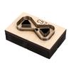 Leather Cutting Die Bowknot Shape Leather Punching Mold for Handicrafts Keychains Bracelets Belts