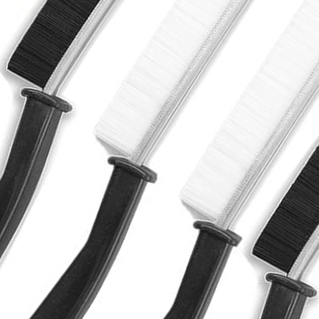 4Pcs Crevice Cleaning Brush Multifunctional Ergonomic Reliable Groove Cleaning Brush for Bathroom