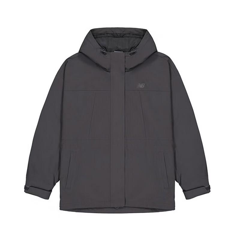 New Balance Women s NAF36192-DKG Hooded Jacket L