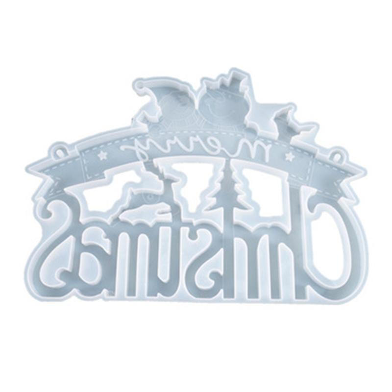 

Рождественские украшения в виде снеговика, форма для эпоксидной смолы, рождественские елочные украшения, силиконовая форма