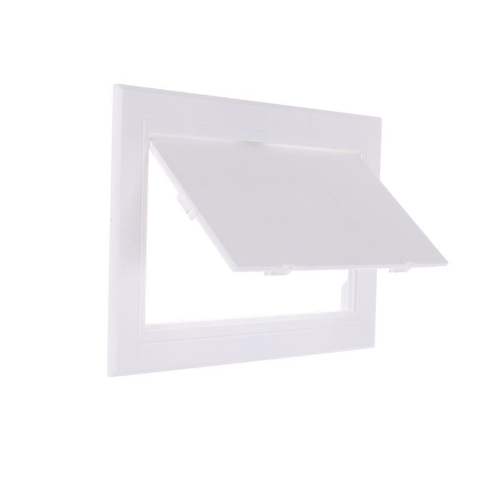 1pc Access Panel Inspection Hole ABS Access Doors Wall Ceiling White Hatch Cover Universal Plastic Push-Type Inspection Port