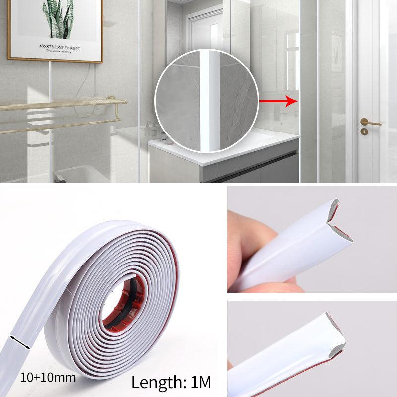 Flexible Door Bottom Seal Strip Wind Noise Reduction Stopper for Home Bathroom Door Gap Bottom Sound Proof Dust Strip Stick
