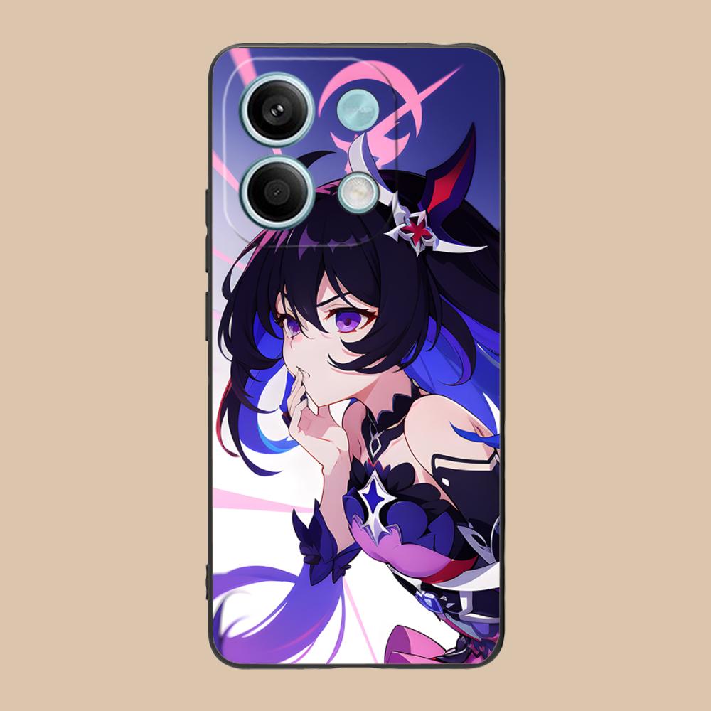 

HSR Seele Matte TPU Mobile Phone Case for POCO M7 M6 M5 M4 M3 X7 X6 X5 X4 X3 Pro GT 5G Colorful Printing Cover Poco M7