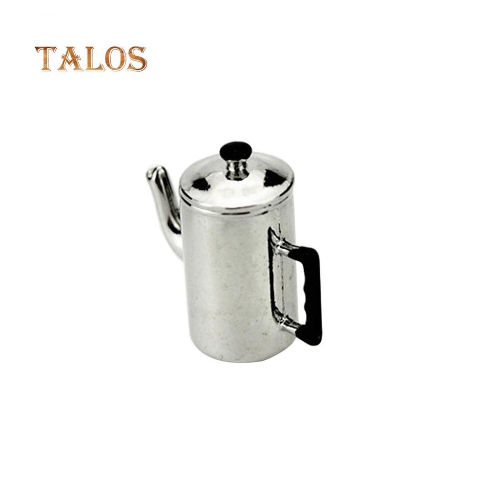 1Pc Dollhouse Miniature Metal Mini Milk Tea Kettle Kitchen 1:12 1:6 Kids Toy Gift Toys For All Ages