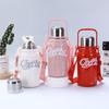 Large Capacity Stainless Steel Insulated Cold Cup with Straw - Outdoor Ice Cooler Cup for Car