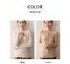 New Cashmere Wool Round Neck Single-Breasted Sweater - Versatile Loose Fit for Autumn/Winter
