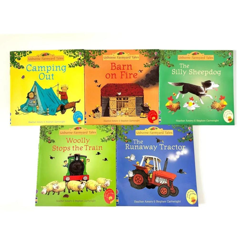 20 Books/set Kids Usborne Picture Books Famous Story English Book Parent Child Reading